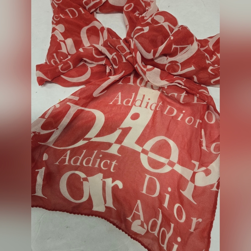 Dior Silk Addict Scarf 54 X 14